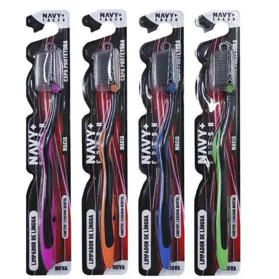 12 Escova De Dente Média