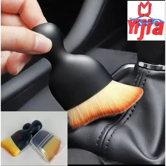 Pincel Multiuso com Estojo: Cerdas Macias para Maquiagem ou Limpeza Delicada!