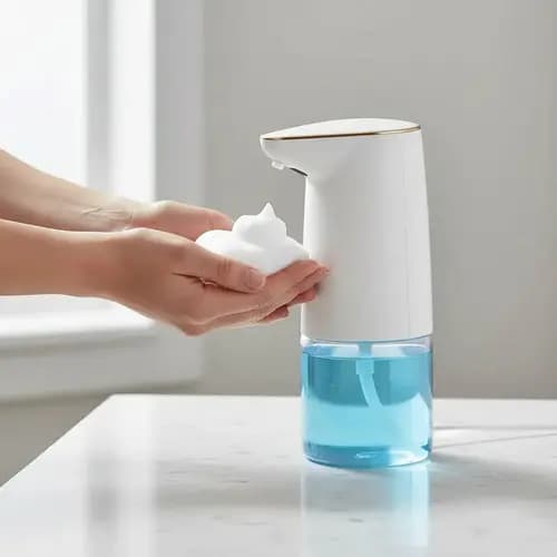 Saboneteira Dispenser Sabonete Líquido Automática 500ml Branco