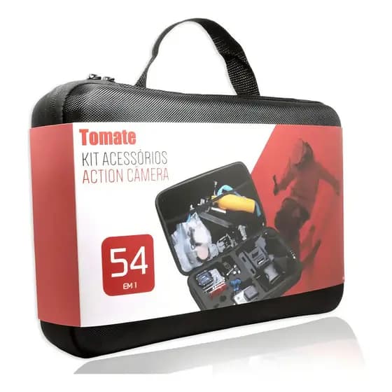 Kit Acessórios Tomate Mt-1101 Para Gopro E Câmeras De Ação Cor Preto