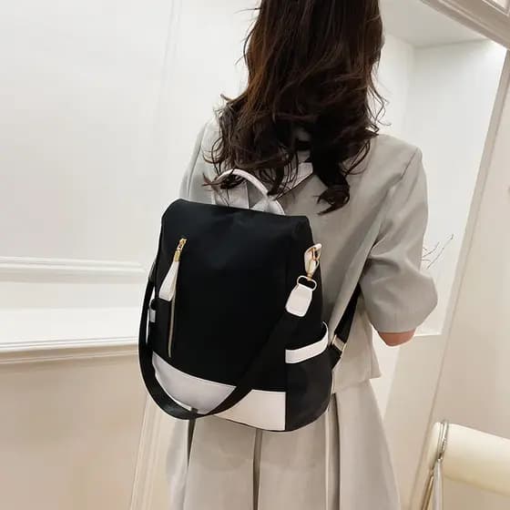 Bolsa mochila Portátil da moda feminina Anti furto e à prova d'água