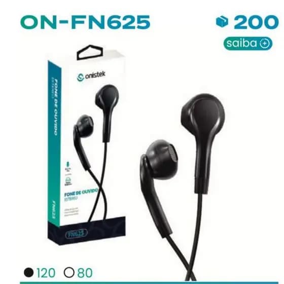 FONE DE OUVIDO ONISTEK ESTEREO