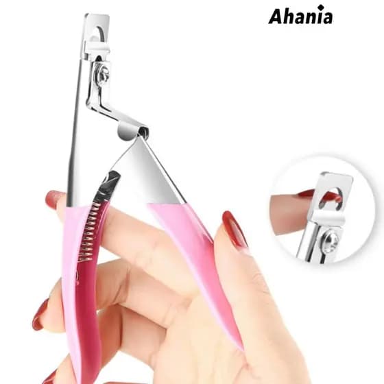 Alicate Cortador de Unha Postica e Unha Tips Agrigel Acrigel Alogamento Professional Para Unha