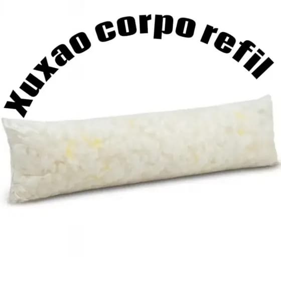 Tavesseiro de corpo Xuxão 1,45 X 0,40 Flocos Espumas Ecologicas