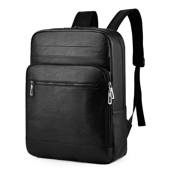 Mochila Masculina Retro Couro Do Plutônio Multifuncional Saco De Computador De Negócios Grande Capacidade Multi-Comparti