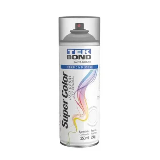 Verniz Spray Tek Bond 350ml: Fosco ou Brilhante, Incolor para Artesanato e Uso Geral
