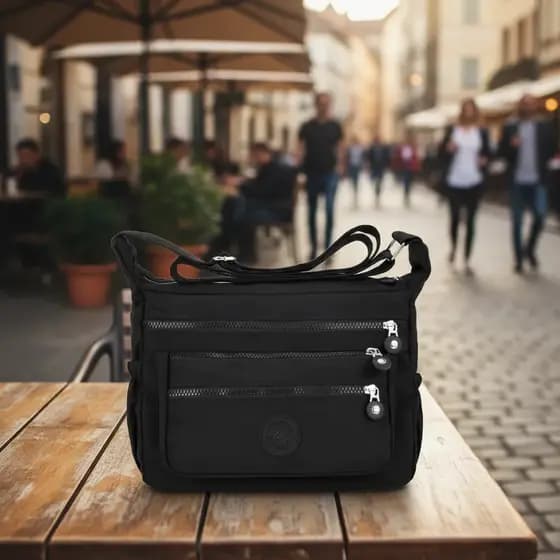 Bolsa De Transversal Feminina De Nylon Impermeável