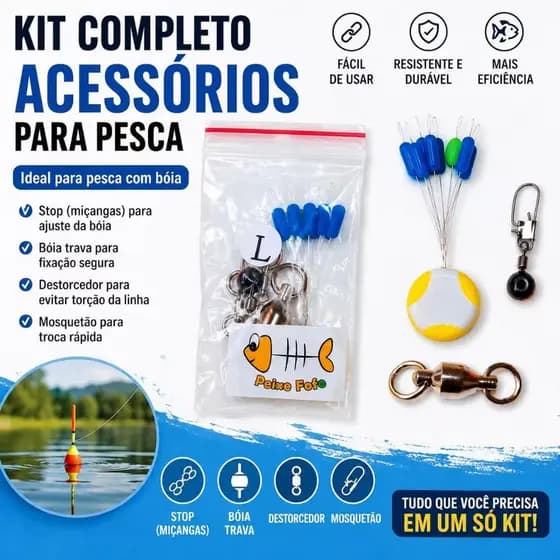 Pexie Fofo - Kit de acessórios para pesca