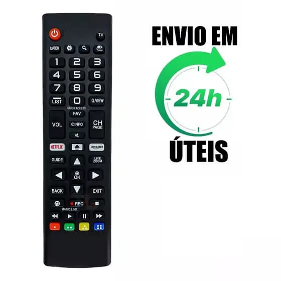 Controle Remoto Compatível com Smart Tv LG 32/43/49/50/55/65 Universal Lelong LE-7045