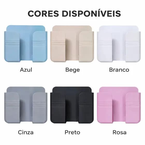 5 PCS De Suportes Práticos De Controle Remoto, Suportes De Parede Multiúso Para Controle Plástico De Telefones Celulares