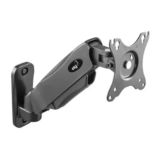 Suporte Ergonômico Multiarticulado de Parede com Pistão a Gás para Monitores de 17" a 34" - ELG F410