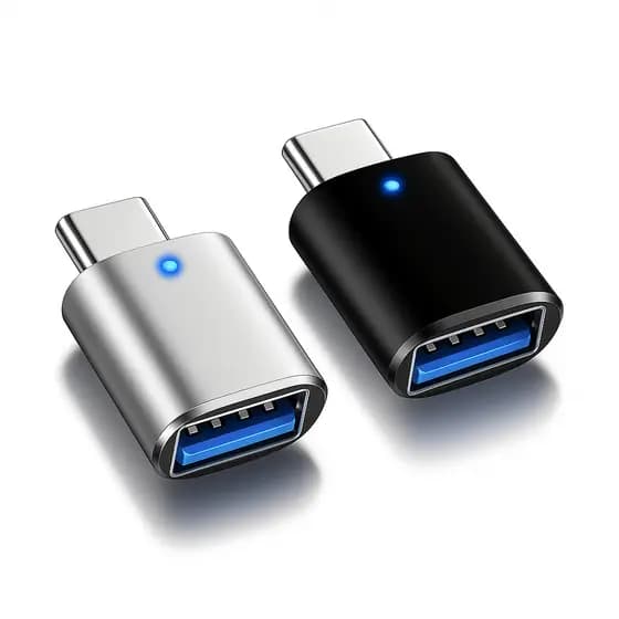 Adaptador Tipo-C USB 3.0 OTG – Compatível com MacBook, Samsung, Tablets e Notebooks