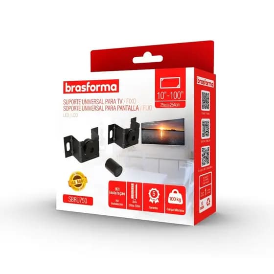 Suporte Tv Fixo 10 A 100 Simples