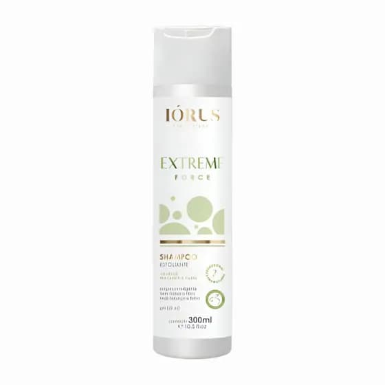Shampoo Extreme Force 300ml Iórus | Fortalecimento e Esfoliação do Couro Cabeludo