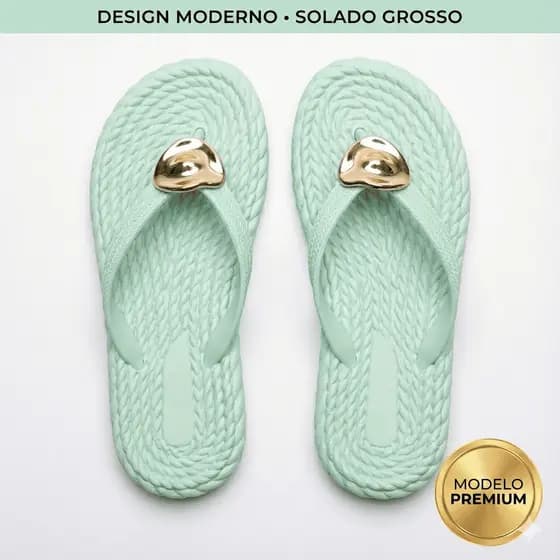 Chinelo Feminino Confortável Solado Grosso, Macio e Antiderrapante | Design Moderno