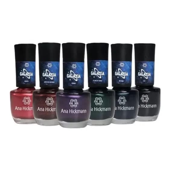 Kit Esmalte Ana Hickmann Coleção Galáxia 6 Cores Novas