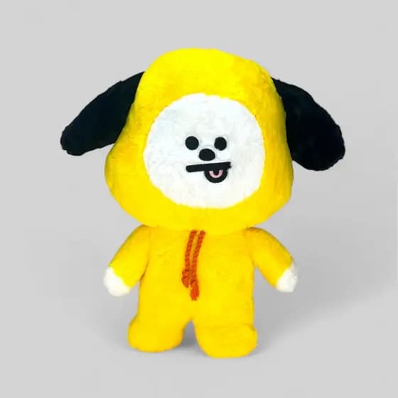 Boneco de Pelúcia BT21 Chimmy Miniso 41cm Macio Felpudo Original Para Presente e Decoração