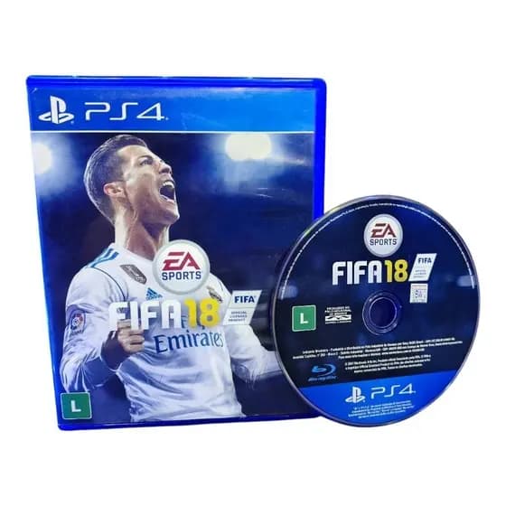 FIFA 18 PS4 mídia física Impecável