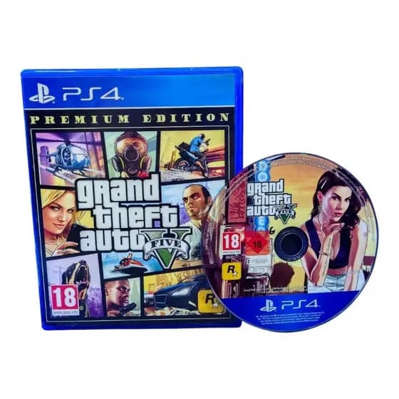 GTA 5 PS4 mídia física Impecável