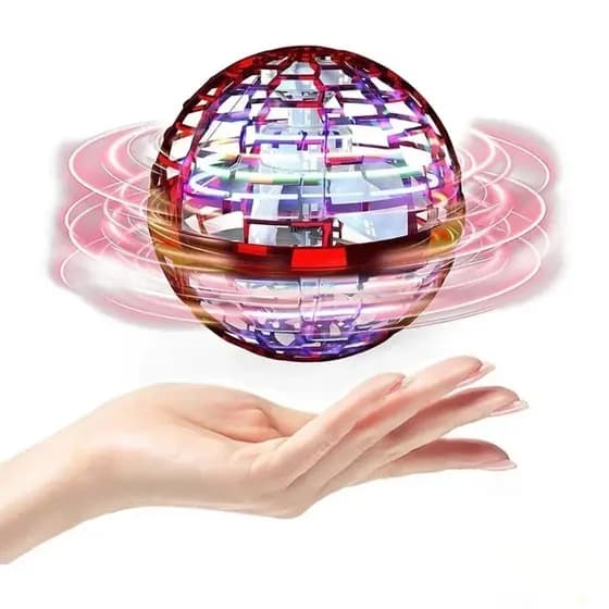 Bola Spinner Voador Led Drone Ufo Brinquedo Fidget Boomerang