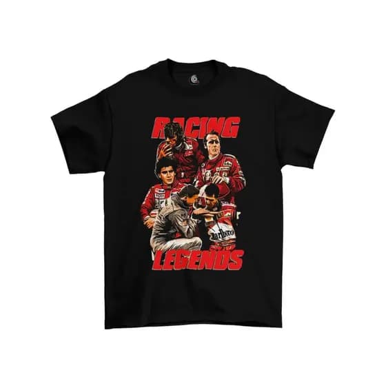 Camiseta Algodão Premium F1 Racing Legends