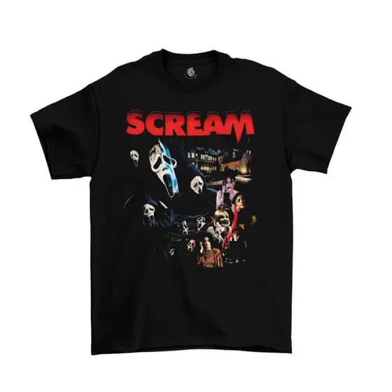 Camiseta Camisa Algodão Filme Scream