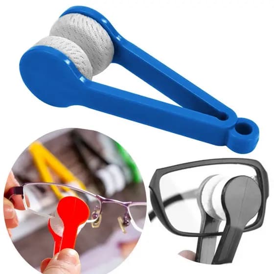 Limpador de óculos portátil em Microfibra Para Limpeza De Óculos