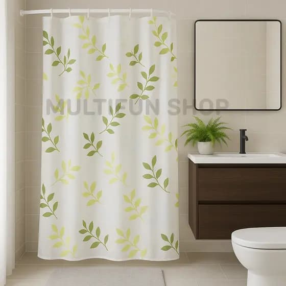 Cortina de Banheiro 177x180cm Anti Mofo| Impermeável Estampas Variadas Envio Rápido