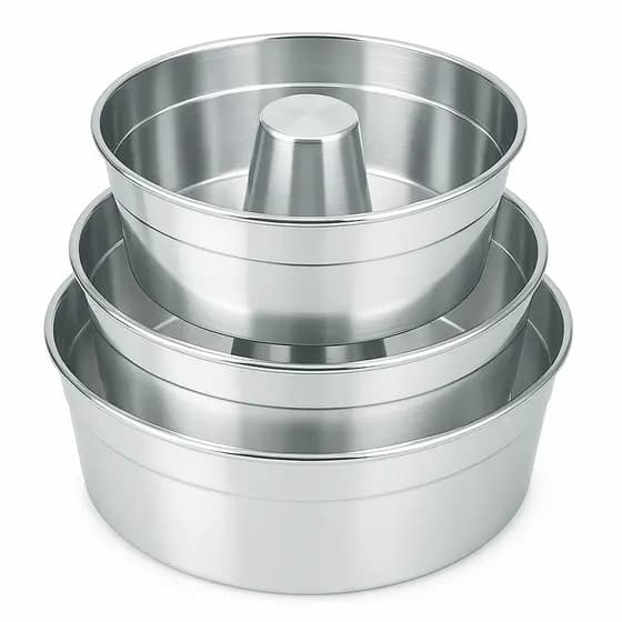 Formas Assadeiras Nº 18, 20 e 22 Pudim Bolo Aluminio