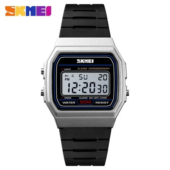 SKMEI 1412 Moda G Estilo Relógio Digital Masculino Multifuncional Esportivo Casual De Pulso Presente