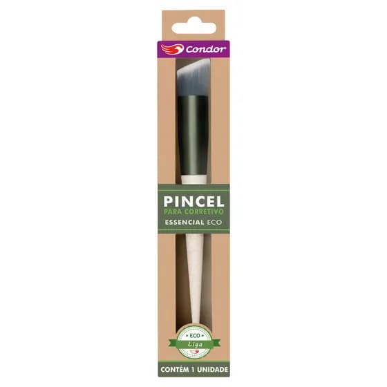 Pincel para Corretivo Chanfrado Condor Essencial Eco
