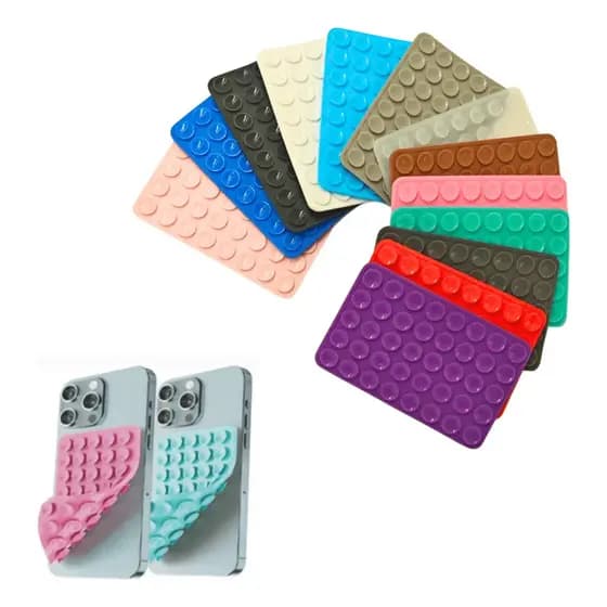 Kit 35 Ventosa Celular Suporte Silicone Premium Capinha Fixação Em Superfícies Lisas