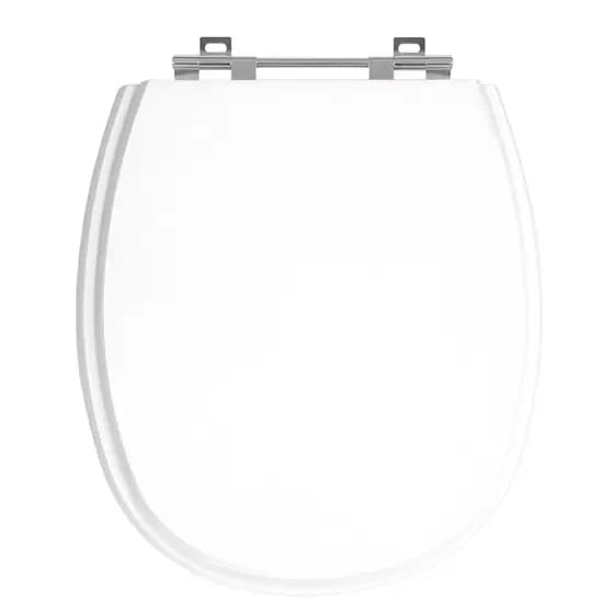 Tampa de Vaso Aspen Branco para Bacia Deca de MDF Laqueado