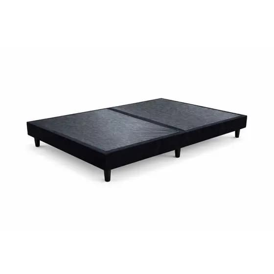 Cama Box Base 188X88X24 Solteiro com Colchão D33 Compacta