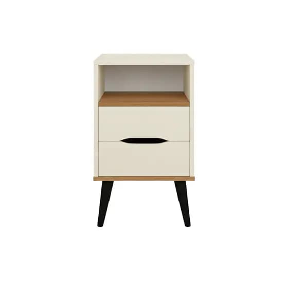 Mesa de Cabeceira com Pé em PVC Moderna Elegante Quarto Casal Solteiro - Cores