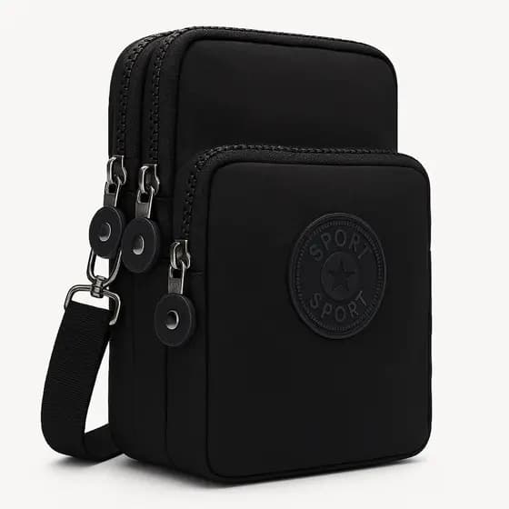 Bolsa Transversal Mini Shoulder Bag Casual Unissex De Ombro Impermeável Com Alça