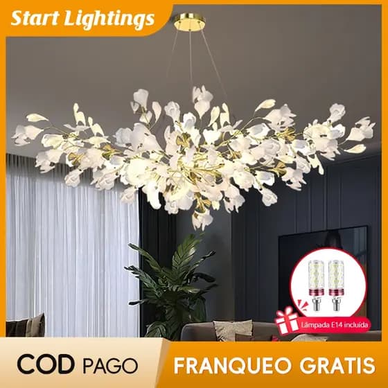 Novo Moderno Criativo Restaurante Luz Pingente Sala De Estar LED Teto Nordic Quarto