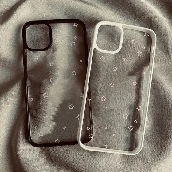 Capa De Telefone Transparente Para Samsung A15 A05S A55 A06 A26 A36 A56 A35 A54 A16 A12 A52 A34 5G A32 Colorido Pequenas