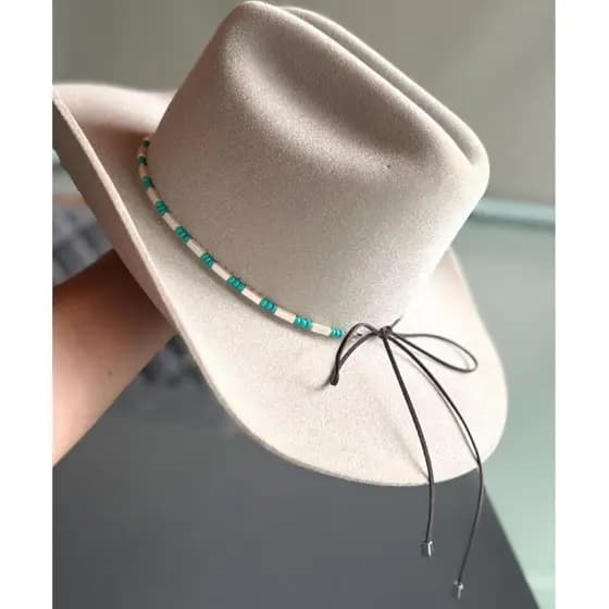 Bandinha de Chapeu Country Feminino Moda Cowgirl NÃO ACOMPANHA CHAPÉU