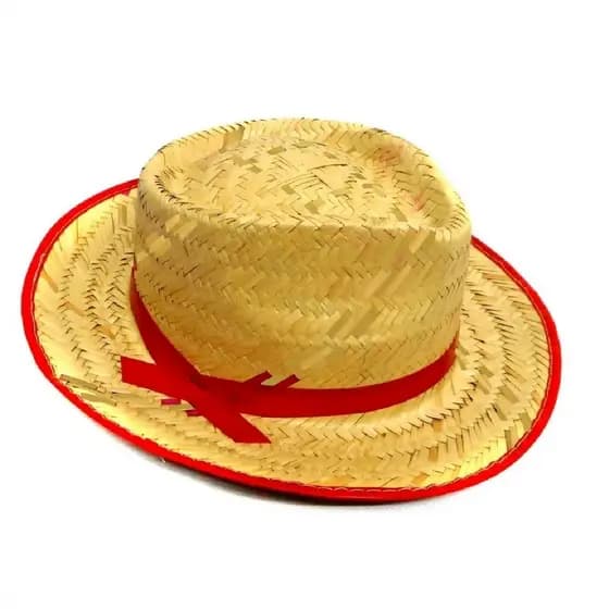 Chapéu de Palha Infantil Festa Junina Malandrinho Panamá