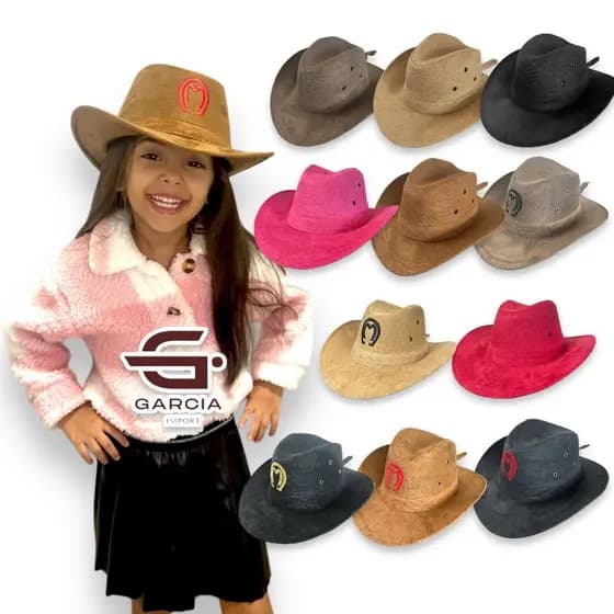 Chapéu Infantil Country Rodeio Festa Junina Cowboy Peão