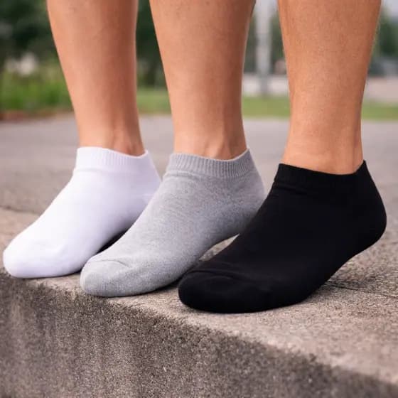 Kit Sapatilha Masculina algodão 9 pares