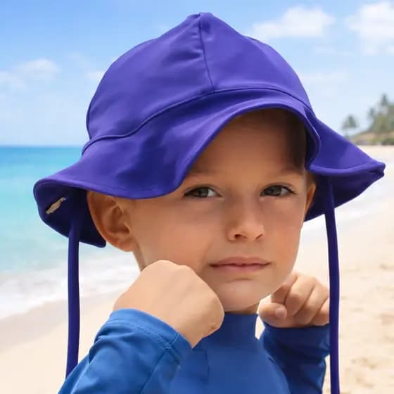 Chapéu de Praia Infantil Bebe Bone Verão Proteção Solar UV FPS50