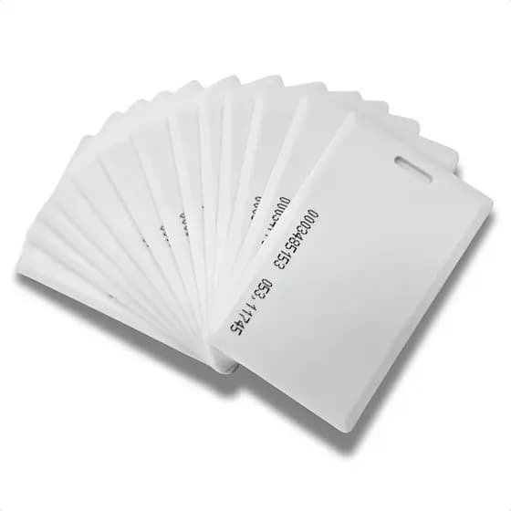 5 Unidades Cartão de Aproximação Rfid 125khz Clamshell para Relógio de Ponto e Portão Eletrônico 125