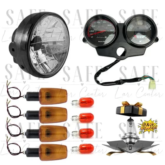Combo Da Titan KS-ES / Fan 125 Acompanha Farol Completo / Painel Completo / 4 Piscas Seta Universal
