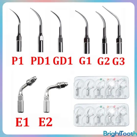 5pcs Ponta De Inserção Ultrassônica Universal EMS G1/G2/G3/E1/E2/P1