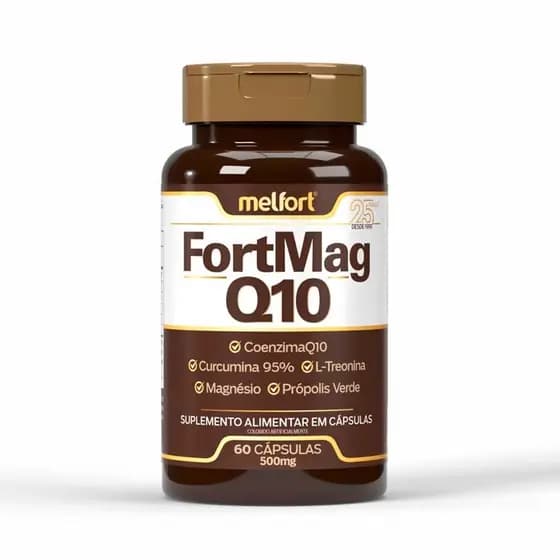 FortMag Q10 - Magnésio, Coenzima q10, Cúrcuma