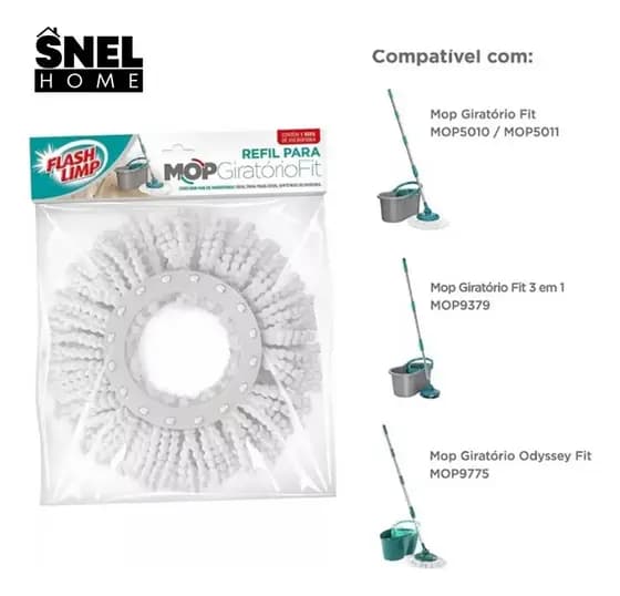 Refil Esfregão para Mop 360°