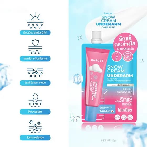 ~~ Tailândia Creme para axilas Creme para axilas Desodorante Refrescante Fragrância de longa duração Creme antitranspira