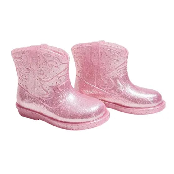Bota Infantil Menina Galocha Coturno Criança Leve Confortável